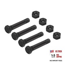 Trailer Leaf Spring Shackle 9/16" -18 x 3 Bolt  Lock Nut Set for 1 4 Pack