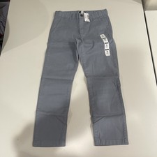 Children Place Boys Uniform Stretch Skinny Chino Pants - Gray Size 8