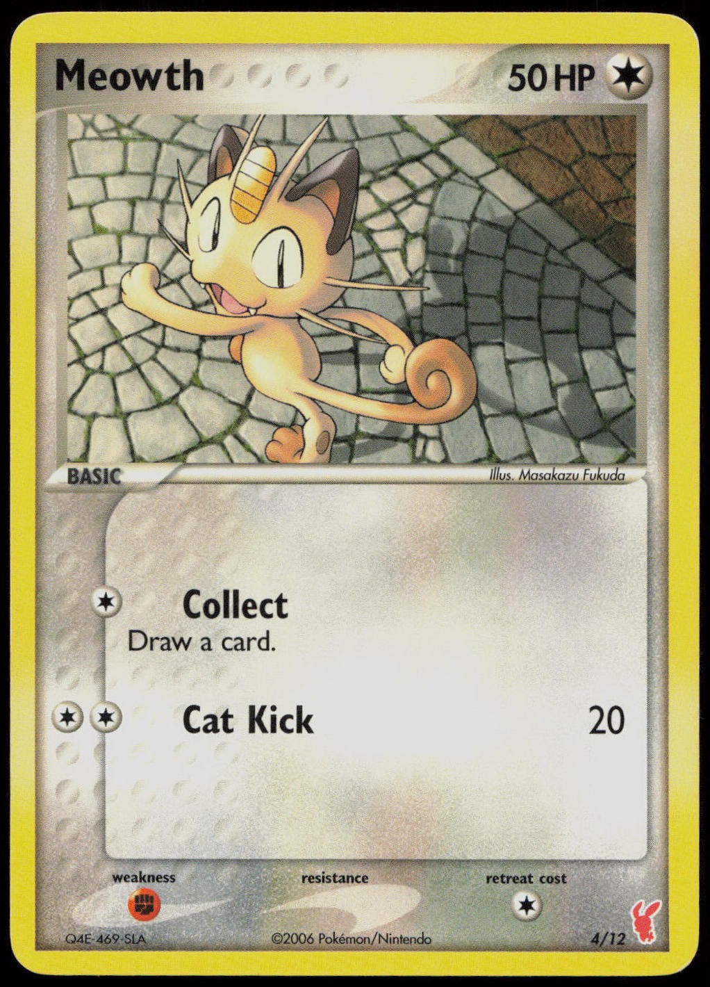 Meowth 69/112 FireRed & LeafGreen Non-Holo Pokemon TCG