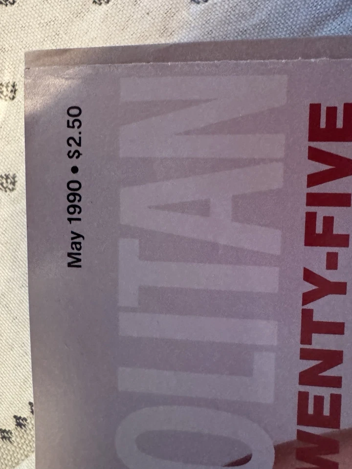 Vtg Cosmopolitan Magazine May 1990 Giant Silver Anniversary Issue - Madonna - Image 3 of 3