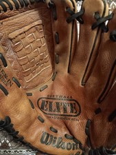 Wilson Elite Series A2490 Right Handed Softball Glove 13 Inch Broken In Ex. Cond