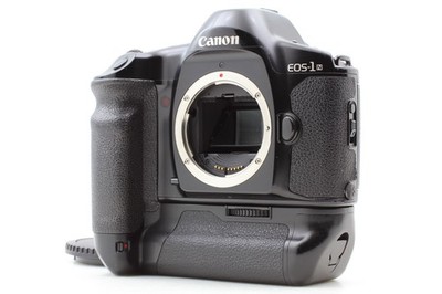 [ Near MINT ] Canon EOS-1N HS 35mm SLR Film Camera Black + PB-E1 From JAPAN