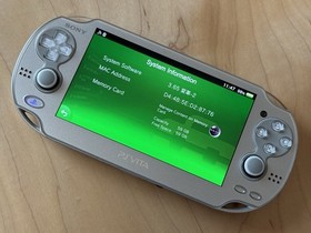 Sony PS Vita, PCH-1000 OLED Silver w/ Case, Region Free, Great Condition!