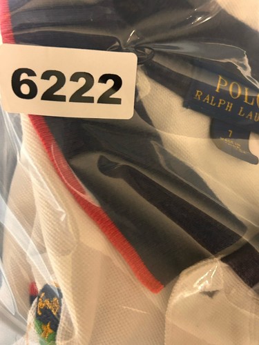 Polo Ralph Lauren Shirt Boys size 7 Big Pony Crest Patch Equestrian Preppy - Picture 9 of 9