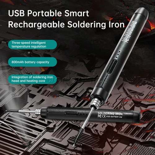 Kit de soldador inalámbrico tipo C soldador portátil recargable - Imagen 7 de 21
