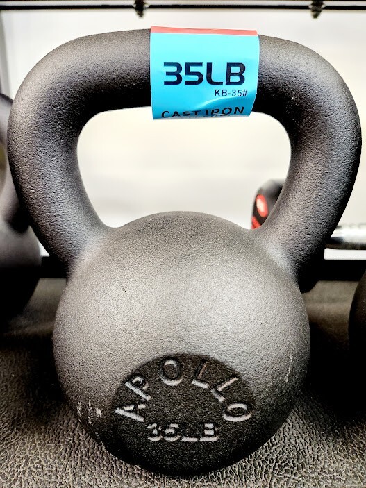 Apollo Cast Iron Kettlebell, 35 lbs