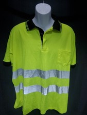 High Visibility Portwest Reflective Construction Polo Shirt Size XXL