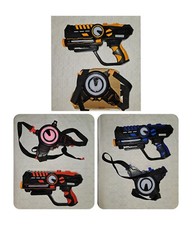 ArmoGear Laser Tag Toy Guns with Vests Set of 3 Multi Player