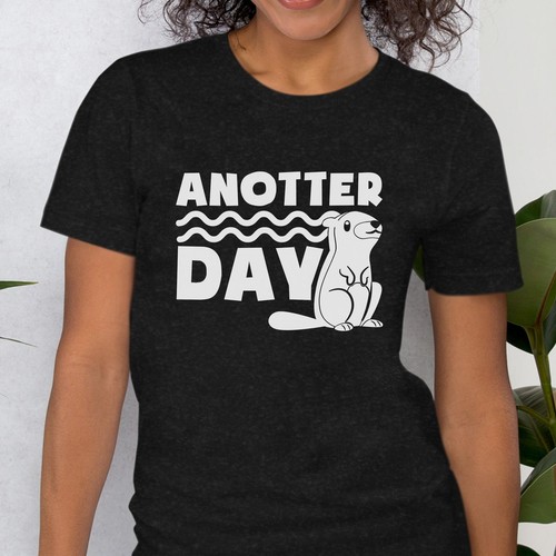 Unisex Anotter Day T-Shirt Otter Shirt - Picture 3 of 5