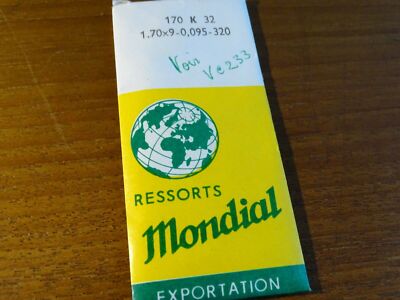 Ressort De Barillet Pour Montre LEMANIA 27S - Référence 170K32 / 2990 - Neuf - Marque Mondial