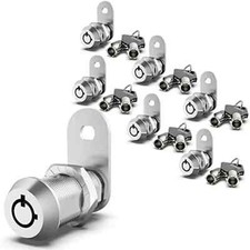 6 Pack Upgraded Cam Lock RV Storage Locks, Keyed Alike 5/8 Inch Cabinet Locks fo