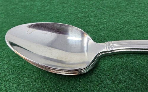 4 Wallace WAS244 Dinner Spoons 7 1/4" Stainless Flatware Centerline Satin Glossy - Picture 9 of 9