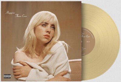 Billie Eilish Happier Than Ever GOLDEN YELLOW Vinyl LP Sealed Finneas Your Power
