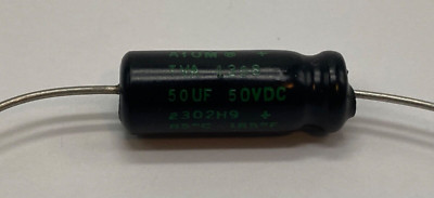 Vishay Sprague ATOM TVA1343-E3 50uf 100v axial capacitor | Reverb