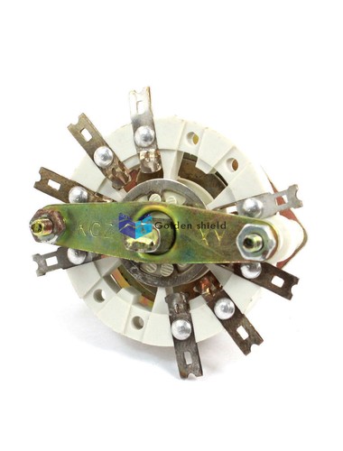KCZ 2X3 D Shaft 2P3T 2 Pole 3 Position Band Channel Rotary Switch Selector 10✦Kd - Picture 2 of 3