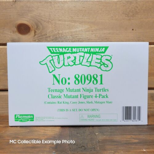 Teenage Mutant Ninja Turtles Classic Mutants Action Figure 4 Pack TMNT Rat King - Picture 2 of 12