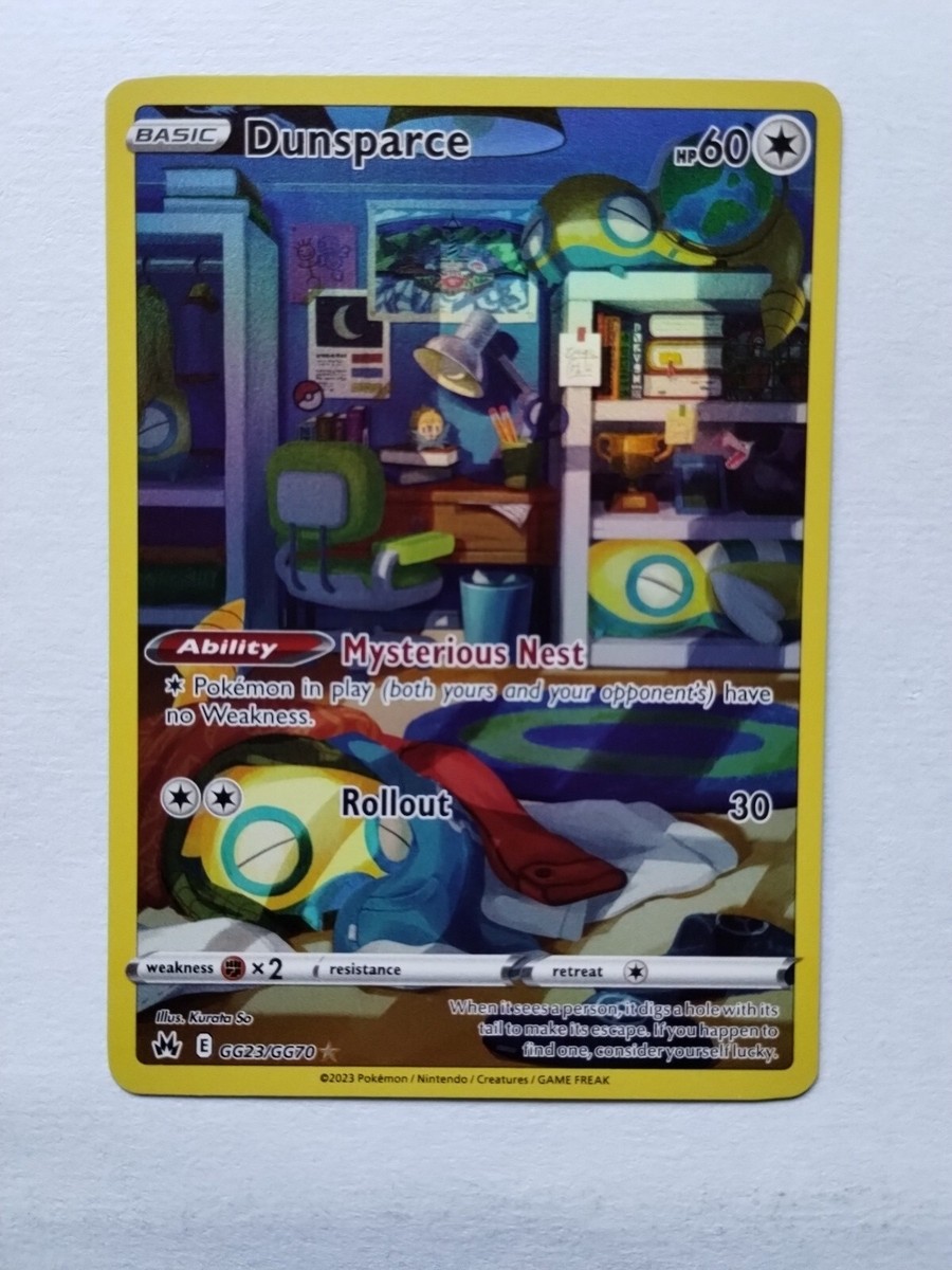 Dunsparce GG23/GG70 Holo Rare Crown Zenith Pokemon TCG | eBay