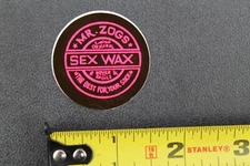 Mr Zogs Sex Wax Surfboard 80's Neon Black Pink OG SW1A Vintage Surfing STICKER