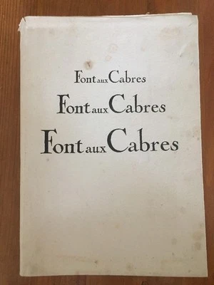 1949, LOPE DE VEGA - FONT AUX CABRES-Carlos FONTSERE Illustrateur-Cassou Camp - Photo 1/4
