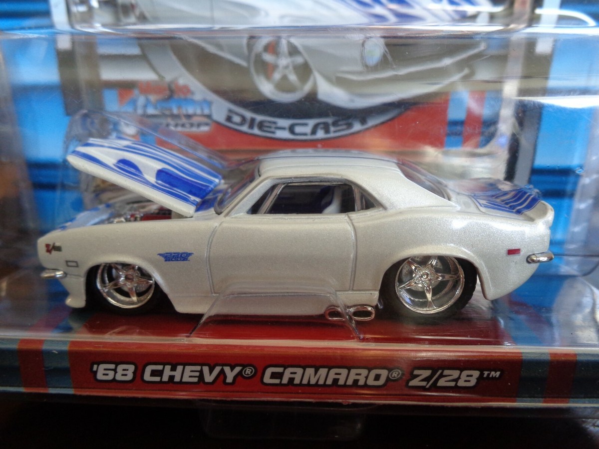 1968 CHEVROLET CAMARO Z/28 PRO RODZ PRO TOURING WHITE BLUE FLAMES