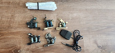 Tattoo Machines 27 Needles And Foot Pedal Lot of 5