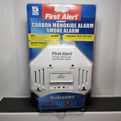 First Alert Premium Carbon Monoxide and Smoke Alarm SC01N (Factory Sealed)