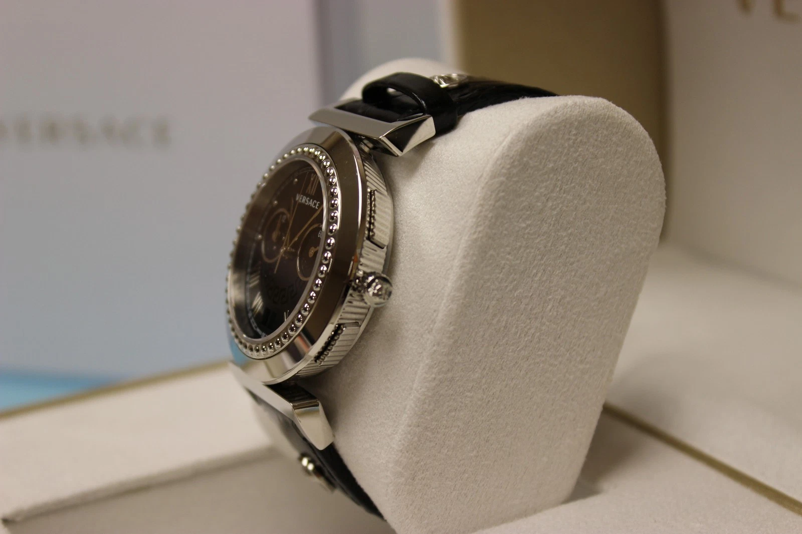 Orologio Cronografo Versace Donna VA9010013 Vanity Chrono Tondo Acciaio Inox