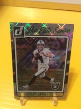 2016 Derek Carr Panini Donruss The Elite Series Football Card 012/999 Refractor