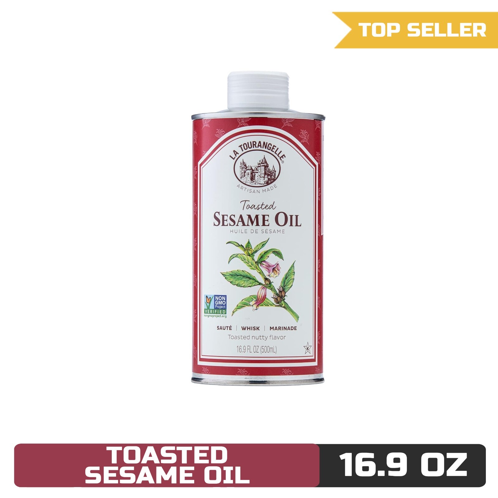 La Tourangelle Toasted Sesame Oil, Perfect for Cooking, Nood