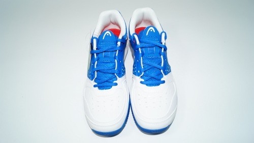 Head Sprinter Junior Tennisschuhe EU 36,5 =UK 4 Boy all court blau weiß new NEU - Picture 2 of 4