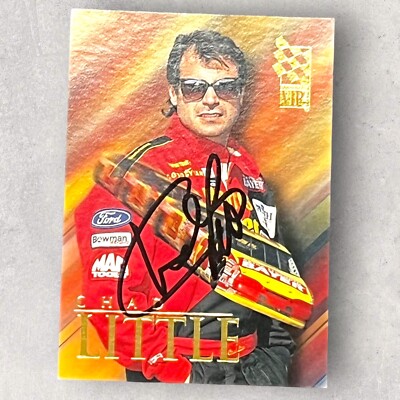 Chad Little (MARK RYPIEN CAR) NASCAR PACK PULLED 1994 PRESS PASS VIP signed card