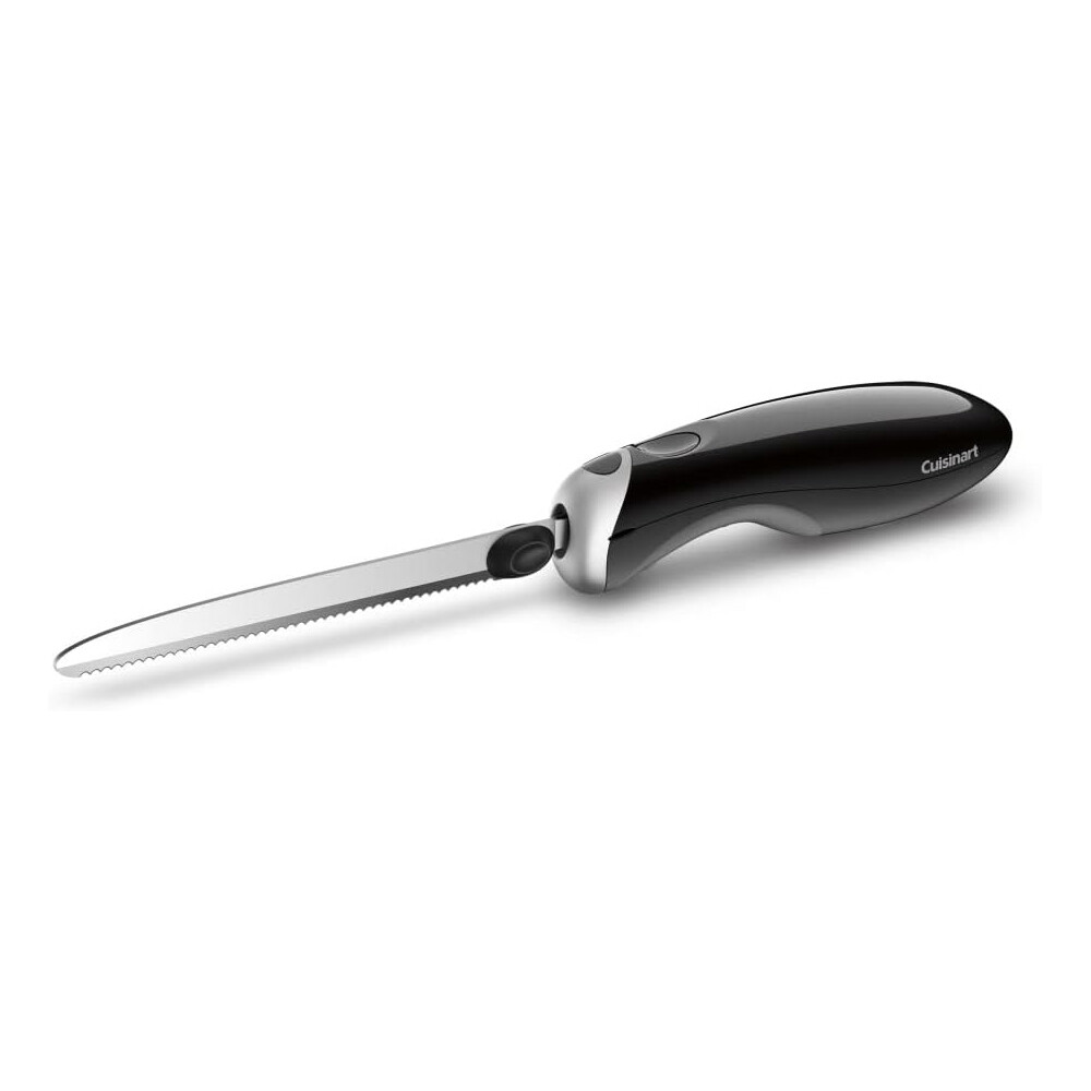 Cuchillo Eléctrico Cuisinart CEK-30 con Mango Ergonómico Antideslizante, Negro