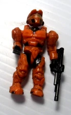 Halo Construx Mega Bloks UNSC Orange Spartan Eva Mini Figure Delta Series H2