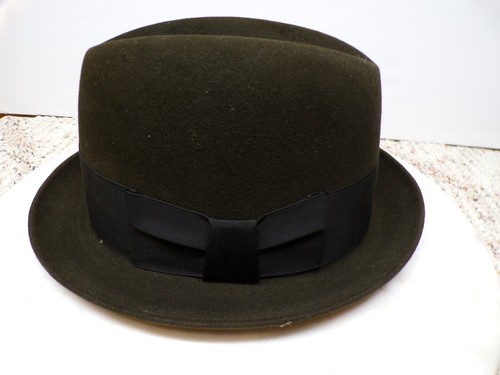 1950s Resistol Silver Streak Fedora Mans Hat St Clair-Kuvaleske Cherokee Iowa - Picture 3 of 10