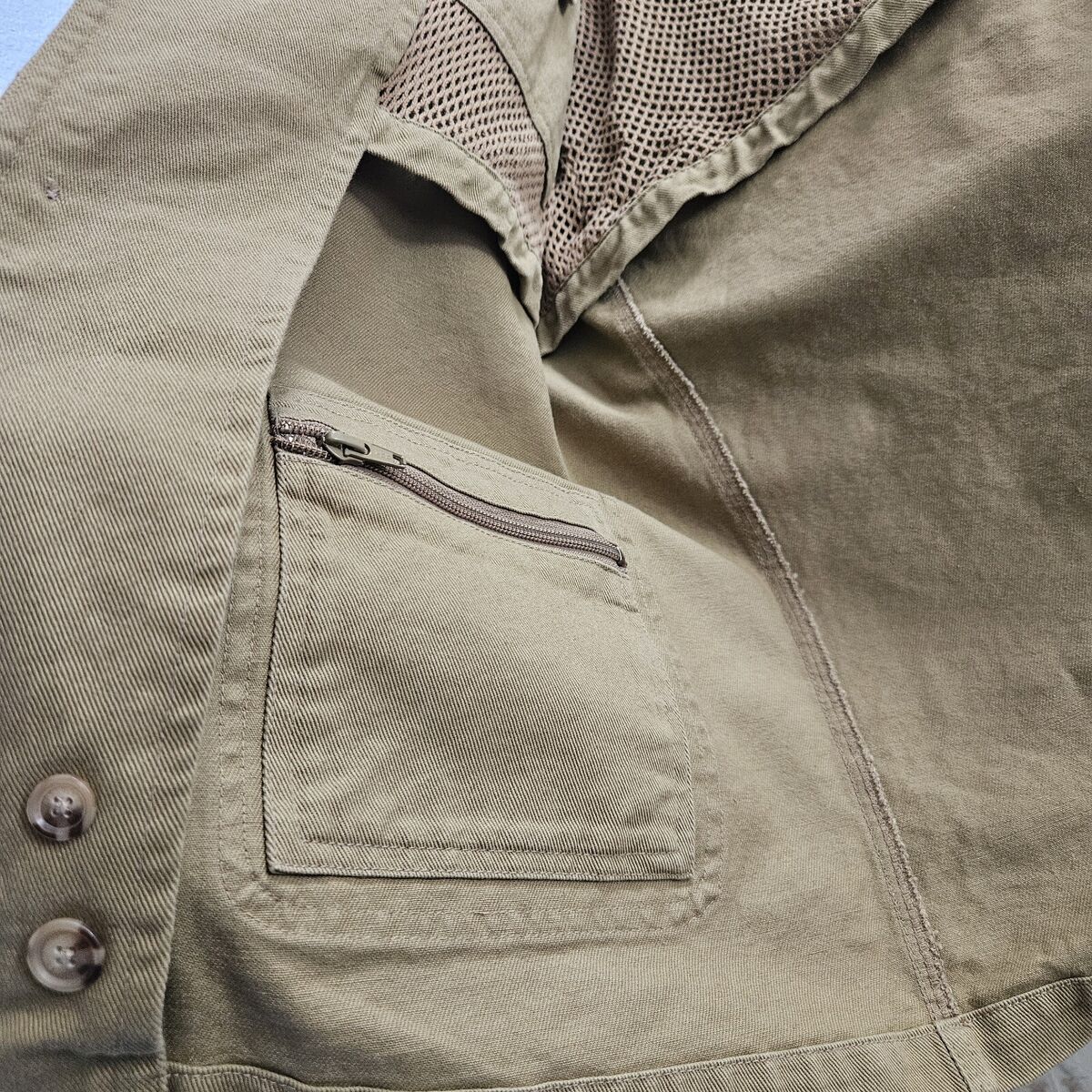 Orvis Jacket Blazer Tan Zambezi Leather Trim Hunting Fishing Orvis Jacket Blazer Tan Zambezi Leather Trim Hunting Fishing