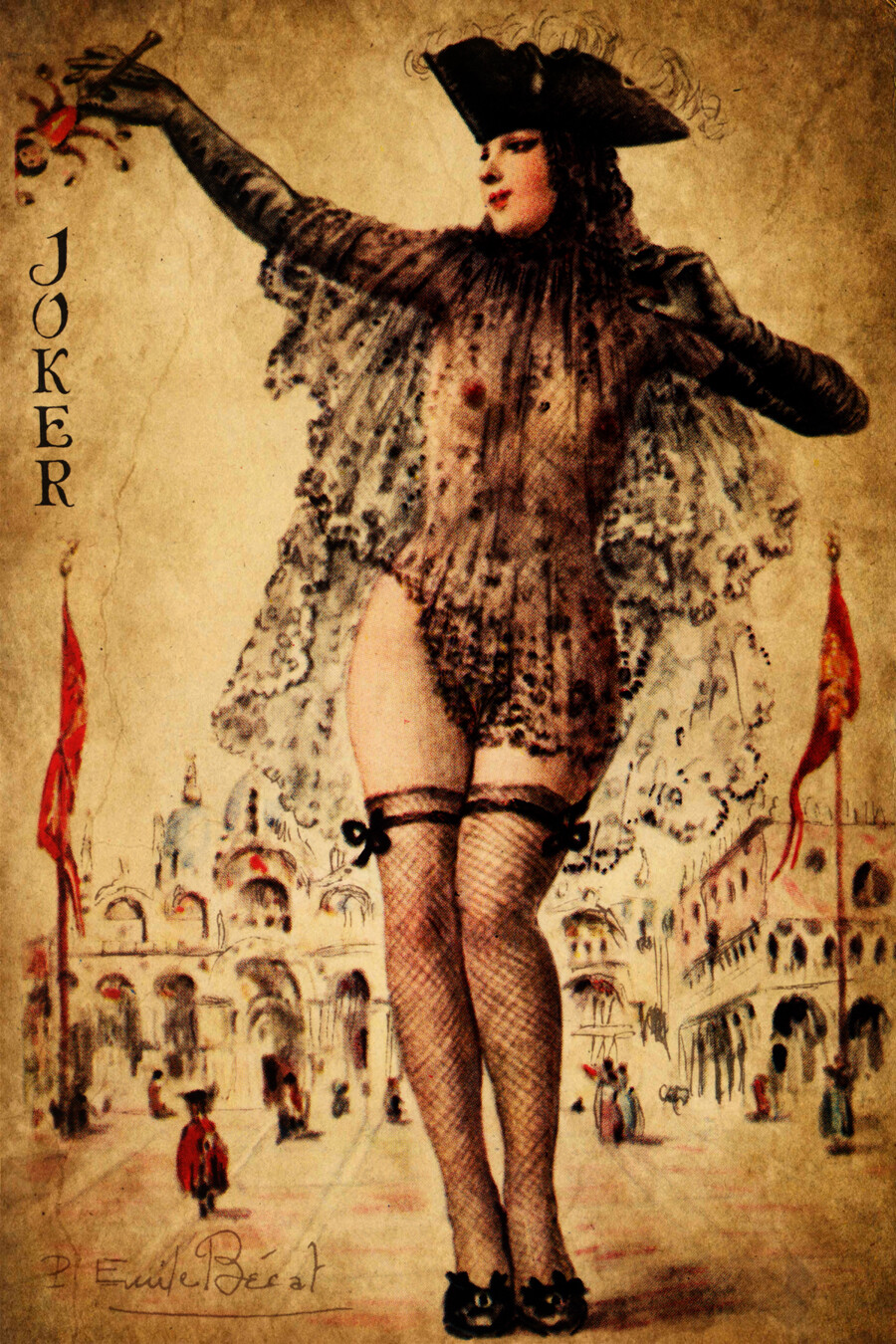 Playing Card Poster - Joker #6 Canvas Art Poster 16