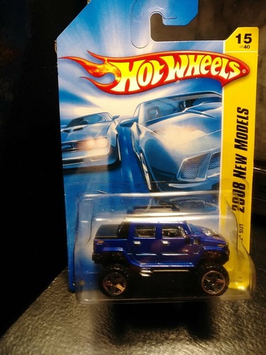 Hot wheels 2008 new models Hummer H2 SUT blue body color