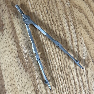 Vintage Dietzgen Dividers Drafting Compass German Engineering Tools 4.5''