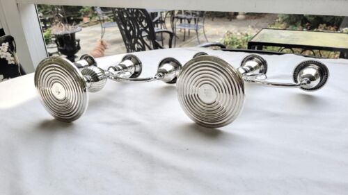 CANDELABRI VINTAGE ANNI '30 CO ARGENTO STERLING GEORGIANO LO RAGAZZI 3 LUCI, 10X8 - Foto 10 di 12