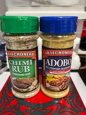 New La Lechonera Adobo & Chimi Rub Seasoning Rub for Poultry Pork Beef Fish 5oz
