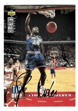 1994-95 Collector's Choice FRENCH Gold Signature Basketball Isaiah Rider #181