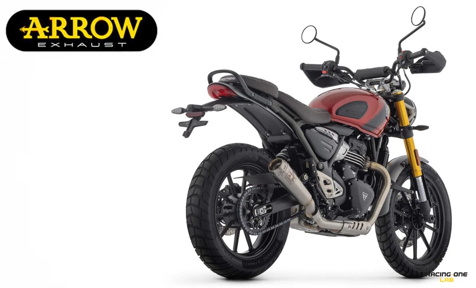 TERMINALE DI SCARICO ARROW PRO-RACE INOX PER TRIUMPH SCRAMBLER 400X 24-25 EURO5+ - Immagine 2 di 3