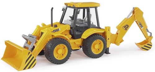 Tractopelle JCB 4 CX Ech:1/16,BRU2428, échelle1/16,BRUDER - Photo 1/4
