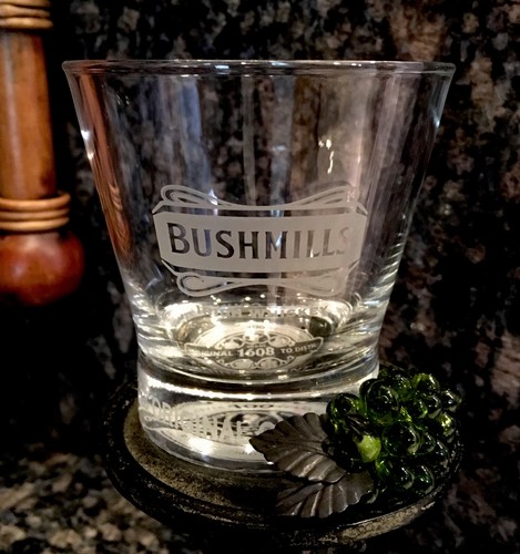 Limited Edition BUSHMILLS 1608 Grant to Distil 400th Anniversary Glass PRISTINE - Picture 3 of 3