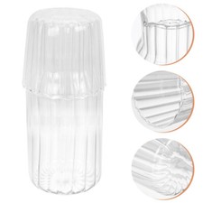 Hervidor de agua de vidrio de grano vertical para almacenamiento de agua de 1 pieza