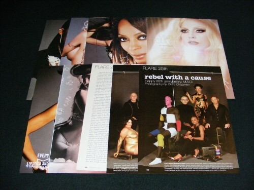 M.A.C magazine clippings print ads and article M.A.C Viva Glam - Picture 1 of 7