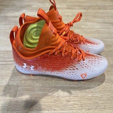 Under Armour UA Spotlight Lux MC 2.0 Orange Football Cleats 3025082-800 Men Sz 9
