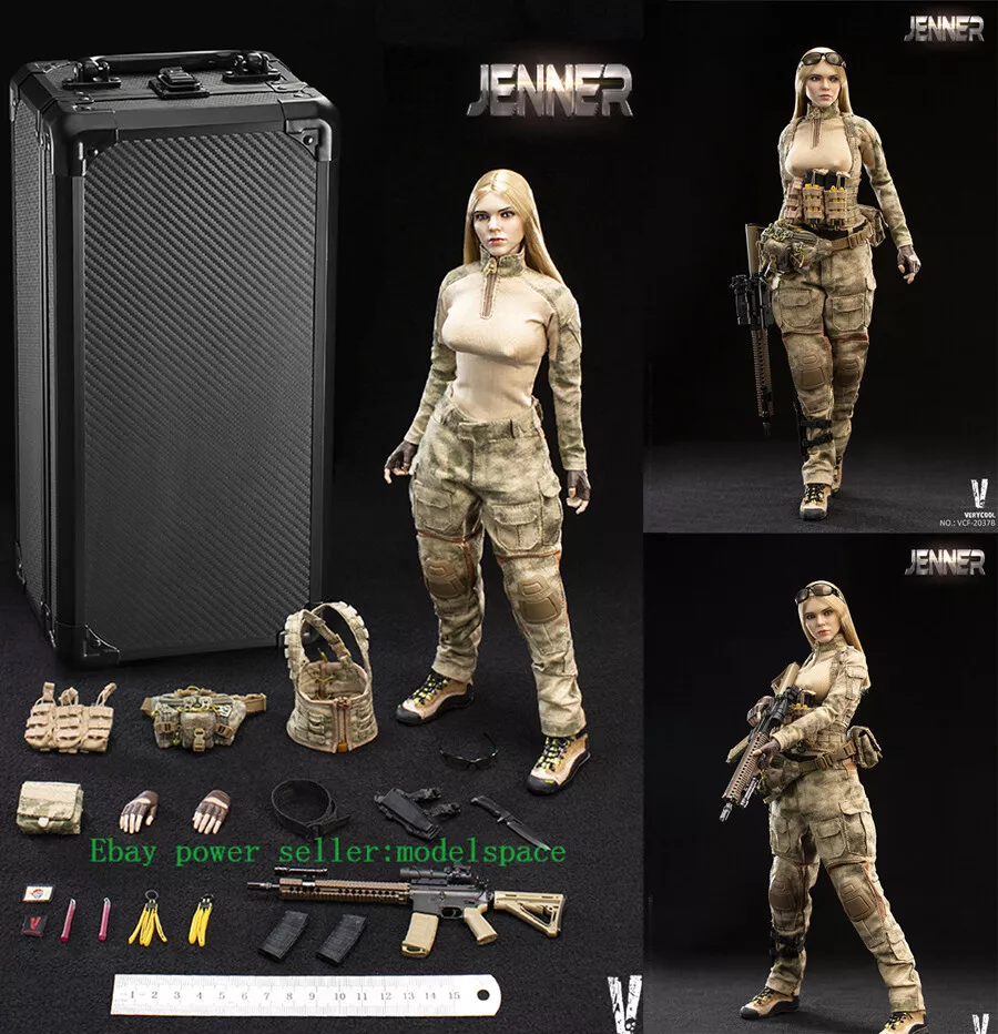 VERYCOOL VCF-2037B Jenner Military Female Soldier Action Figure 1/6 IN STOCK