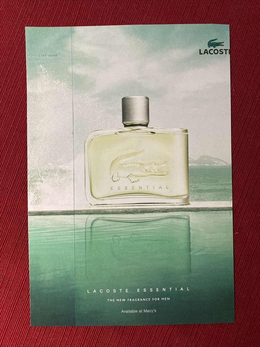 LaCoste Essential Men s Cologne 2 page 2007 Print Poster Ad