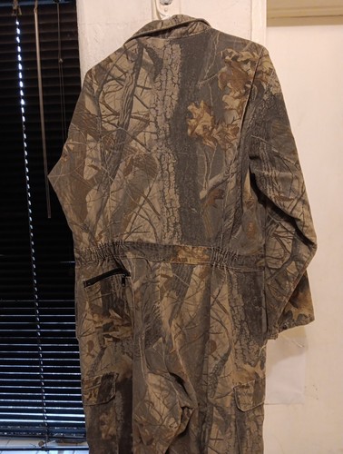 Redhead Vintage Real Tree Camouflage Coveralls Mens Sz L Camo UNLINED SUMMER GUC - Picture 20 of 23